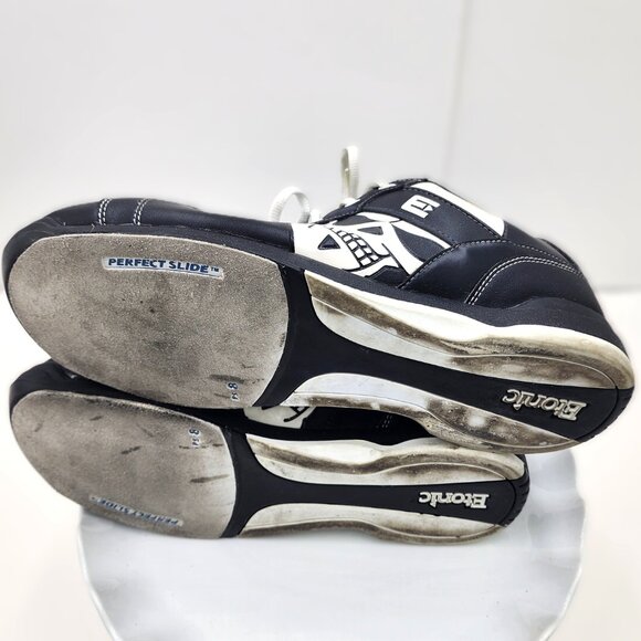 Etonic Men's Black White Glo Skull Perfect Slide Bowling Shoes - Size 11 - Picture 9 of 12